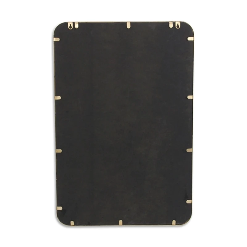 Gold Nuvelle Curved Rectangle Wall Mirror