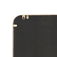 Gold Nuvelle Curved Rectangle Wall Mirror