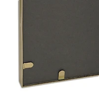 Gold Nuvelle Studded Metal Arch Top Wall Mirror