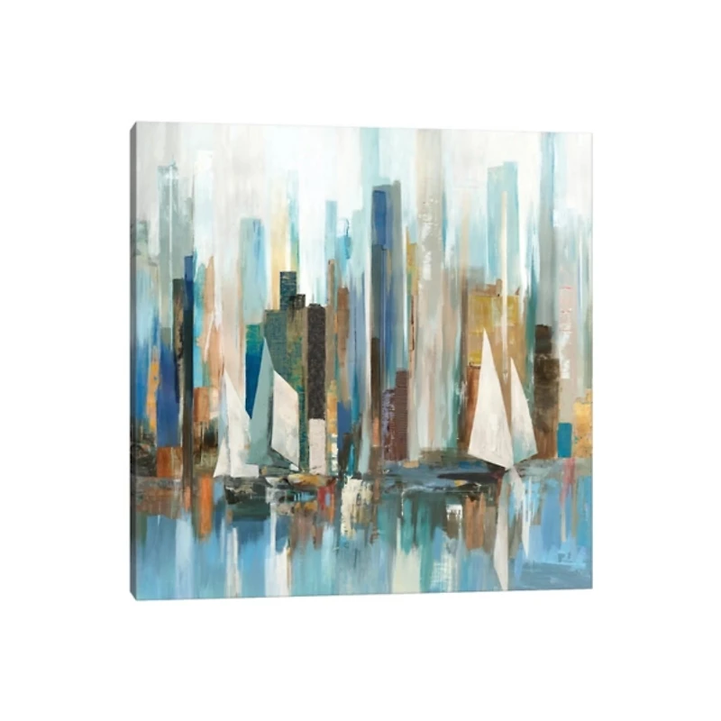 Blue Regatta Canvas Art Print