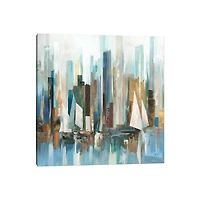 Blue Regatta Canvas Art Print