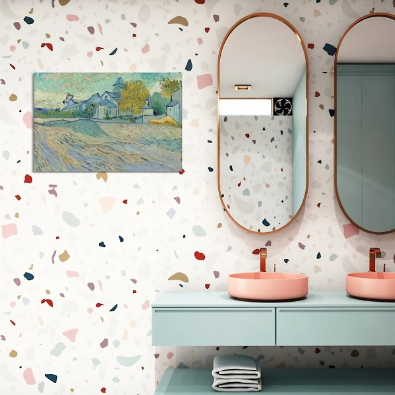 La Chapelle de Saint Remy Canvas Art Print