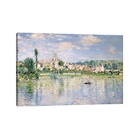 Vetheuil in Summer Canvas Art Print