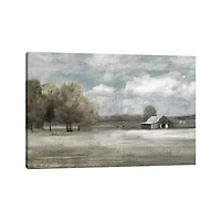 Moody Country Scene Canvas Art Print