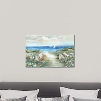 Coastal Garden Canvas Art Print