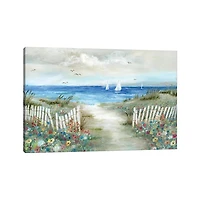 Coastal Garden Canvas Art Print