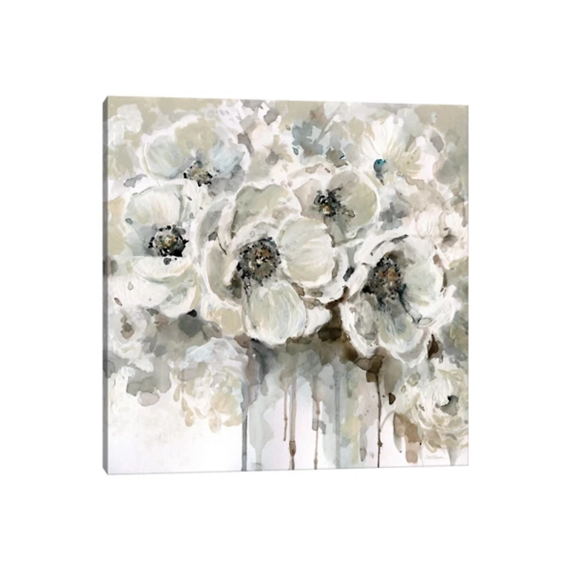Quiet Floral Moments Canvas Art Print