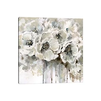 Quiet Floral Moments Canvas Art Print