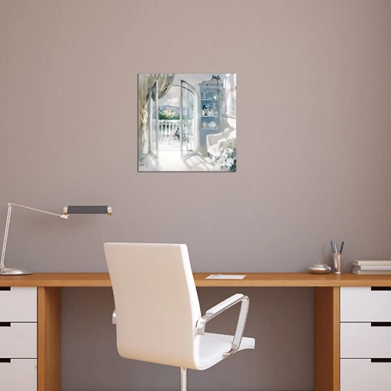 Blue Sunny Room Canvas Art Print