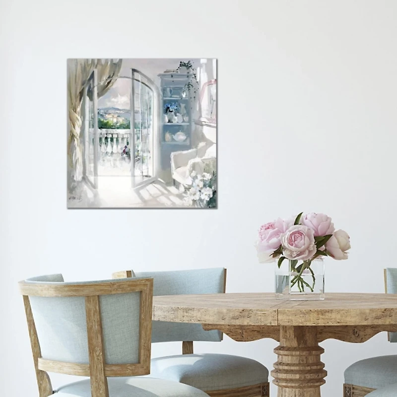 Blue Sunny Room Canvas Art Print