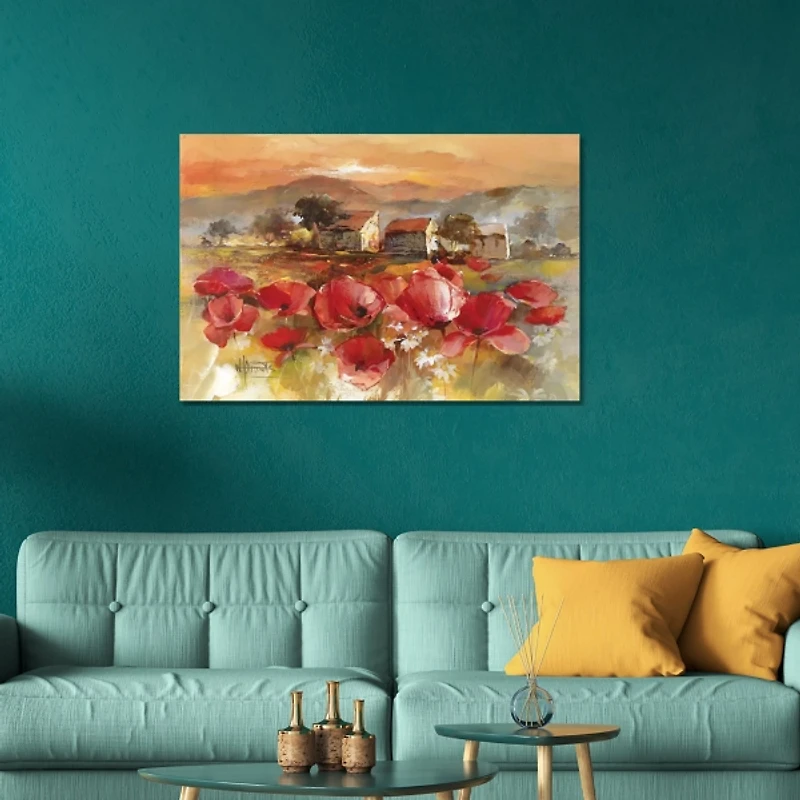 Tuscan Romance Canvas Art Print