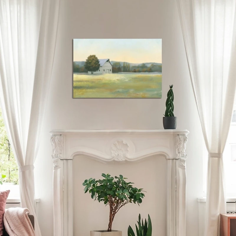 Morning Meadows Canvas Art Print