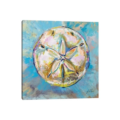 Rainbow Sand Dollar Canvas Art Print