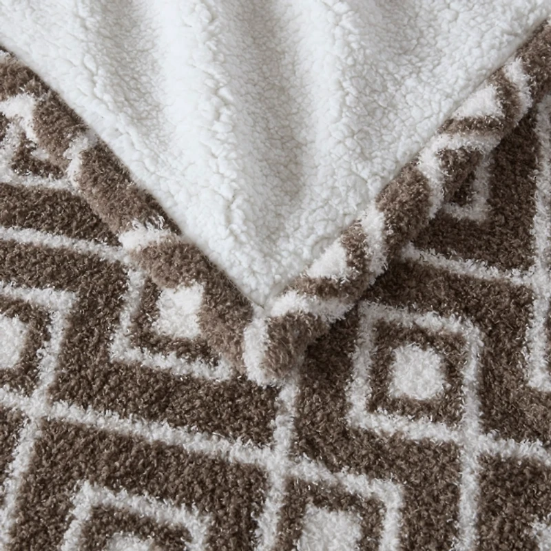 Geometric Heated Throw