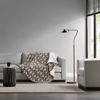 Geometric Heated Throw