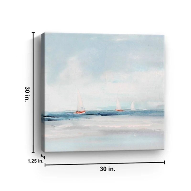 Caribbean Sail Canvas Art Print