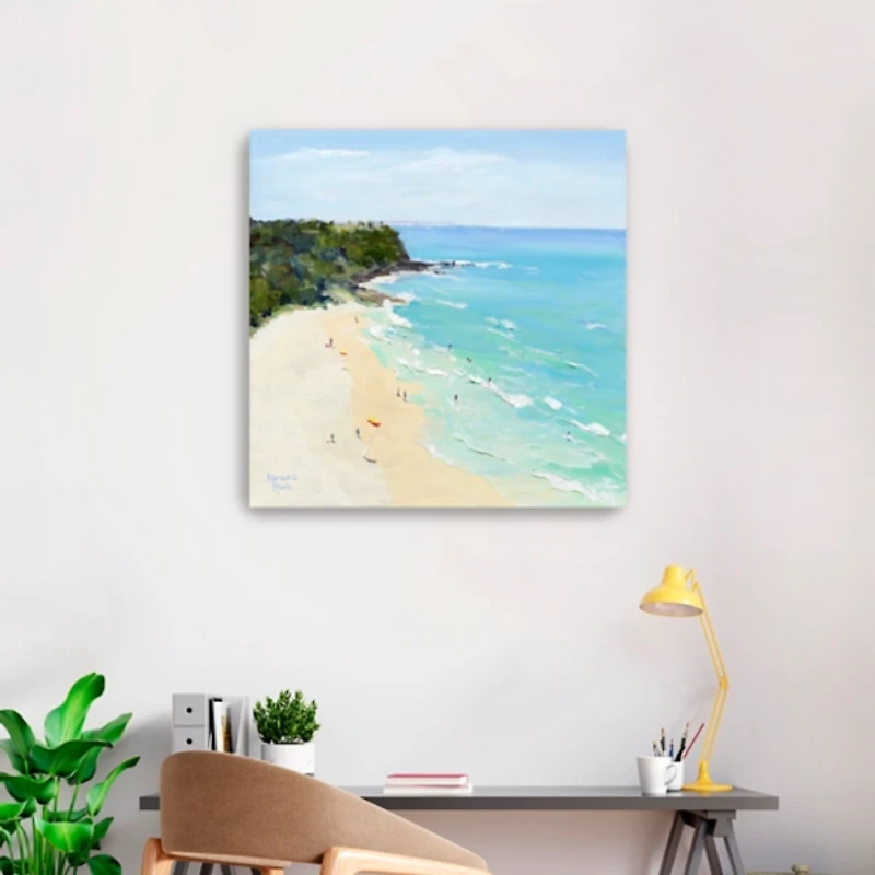 Spring Between the Flags Canvas Art Print