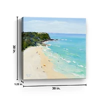 Spring Between the Flags Canvas Art Print