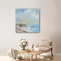 By the Beach Abstract Canvas Art Print