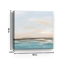 Seafoam Sunset Canvas Art Print