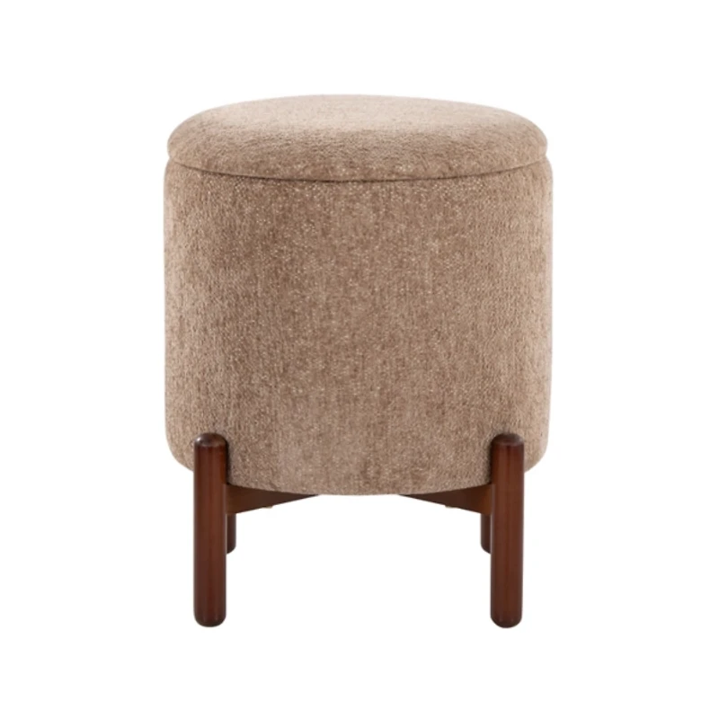 Tan Daniella Storage Ottoman