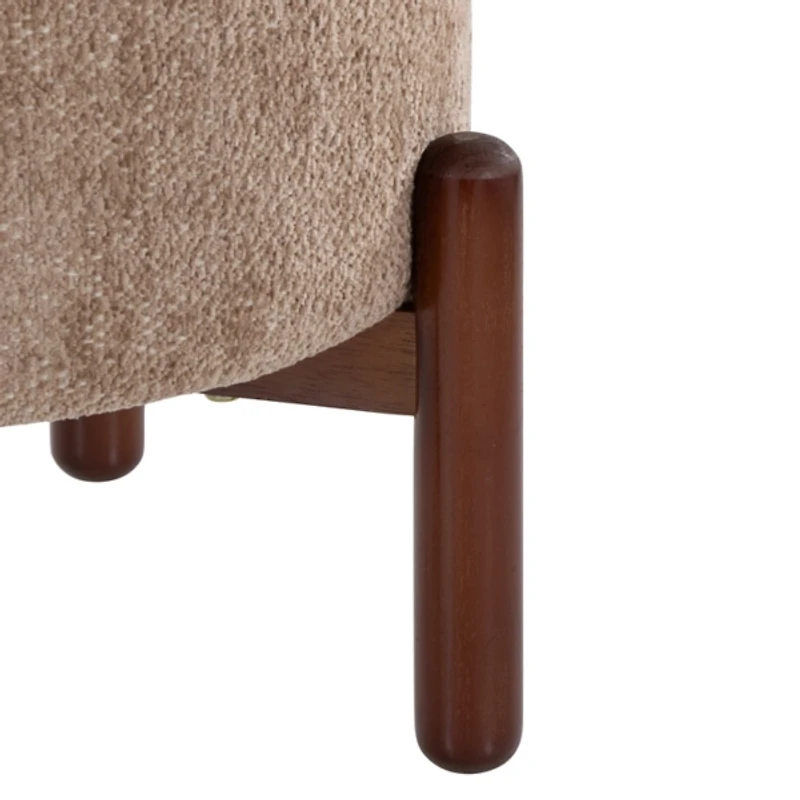 Tan Daniella Storage Ottoman