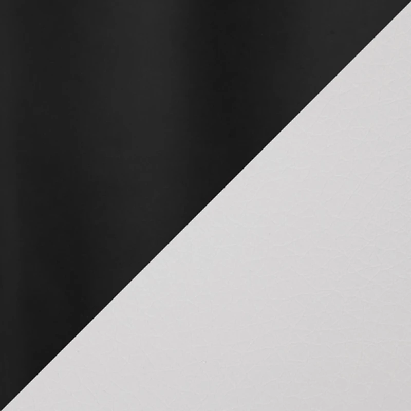 Fiji White Faux Leather Counter Stools, Set of 3