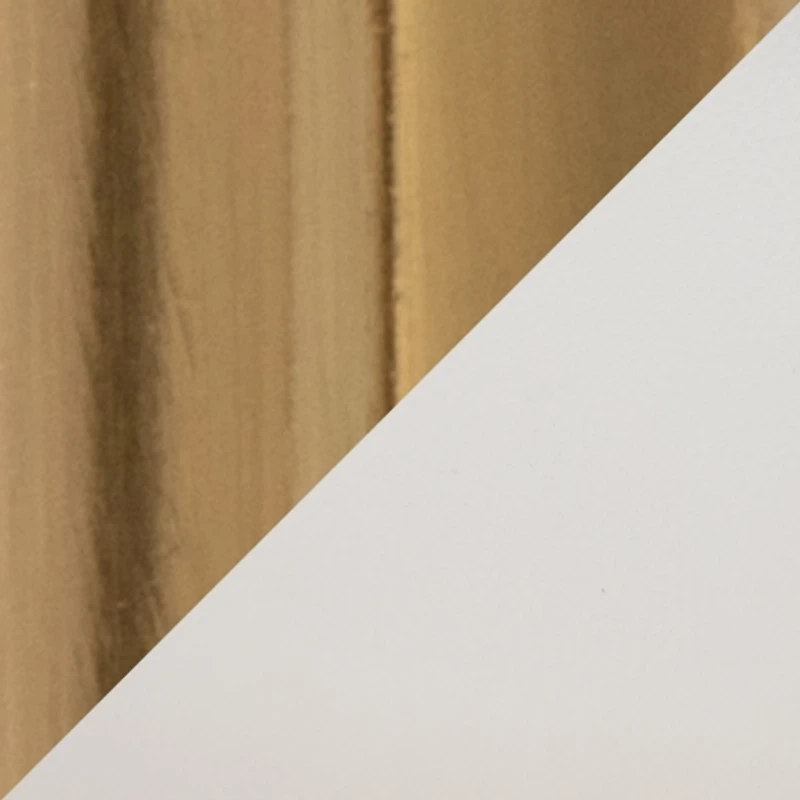 Remy White & Gold Swivel Bar Stools, Set of 2