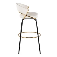 Remy White Swivel Bar Stools, Set of 2