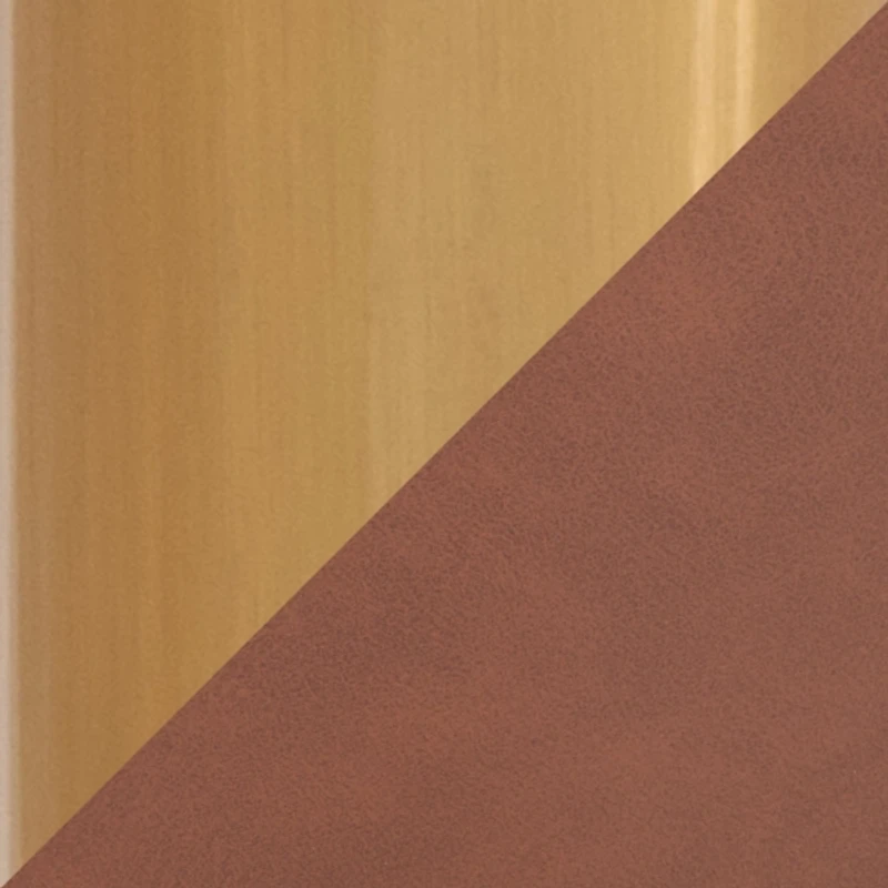 Brown Faux Leather Marge Counter Stools, Set of 2