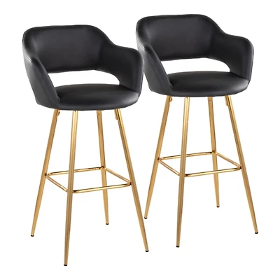 Faux Leather Marge Bar Stools