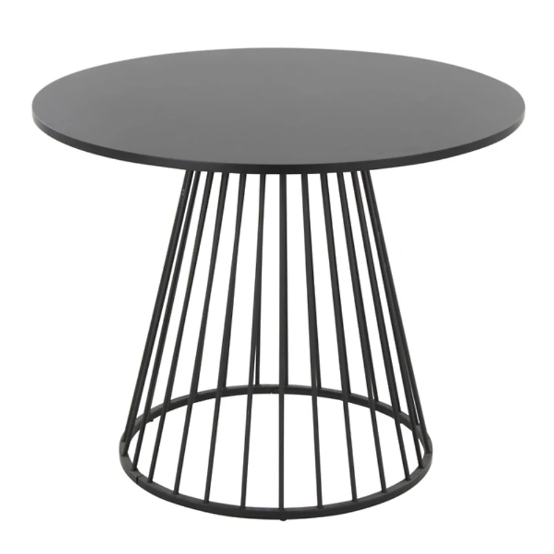 Black Canary Cosmo Round Dining Table