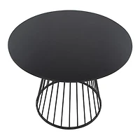 Black Canary Cosmo Round Dining Table