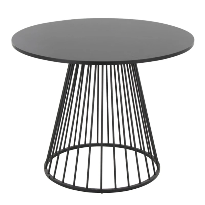 Black Canary Cosmo Round Dining Table