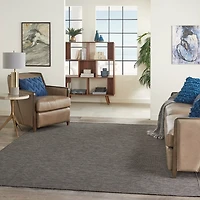 Charcoal Modern Positano Indoor/Outdoor Rug