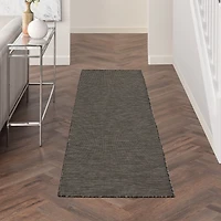 Charcoal Modern Positano Indoor/Outdoor Runner