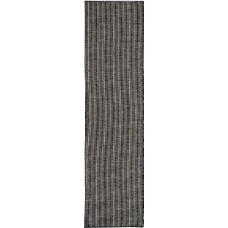 Charcoal Modern Positano Indoor/Outdoor Runner