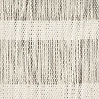 Gray & Ivory Striped Positano Outdoor Rug