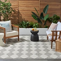 Gray Diamond Positano Outdoor Rug