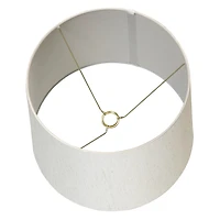 Cream Fabric Tapered Drum Lamp Shade, 13x16x12