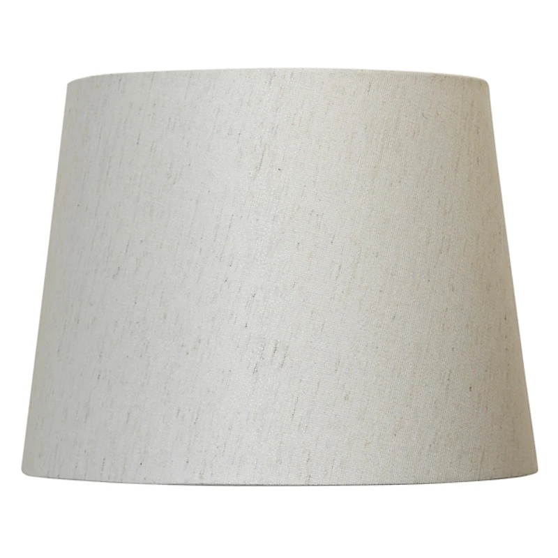 Cream Fabric Tapered Drum Lamp Shade, 13x16x12
