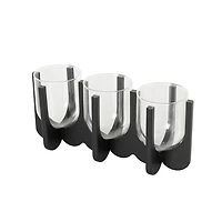 Black Hurricane Candle Holder 14 in.