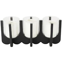Black Hurricane Candle Holder 14 in.