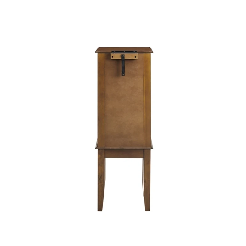 Walnut Wood 5-Drawer Zinnia Jewelry Armoire