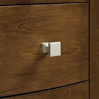 Walnut Wood 5-Drawer Zinnia Jewelry Armoire