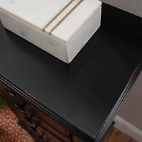 Black 5-Drawer Ollie Petite Jewelry Armoire