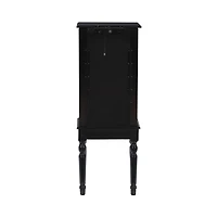 Black 5-Drawer Ollie Petite Jewelry Armoire