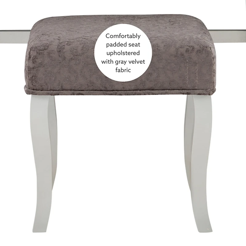 Silver Harper Flip-Top 2-pc. Vanity Set