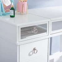 White Eva Mirrored 2-pc. Vanity Set
