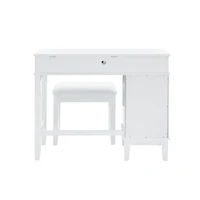 White Eva Mirrored 2-pc. Vanity Set